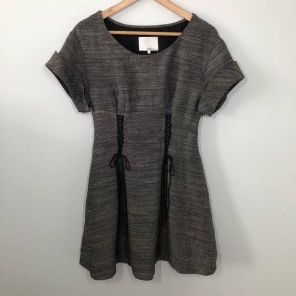 3.1 Phillip Lim Grey  Linen Dress Size 2 - Picture 1 of 8